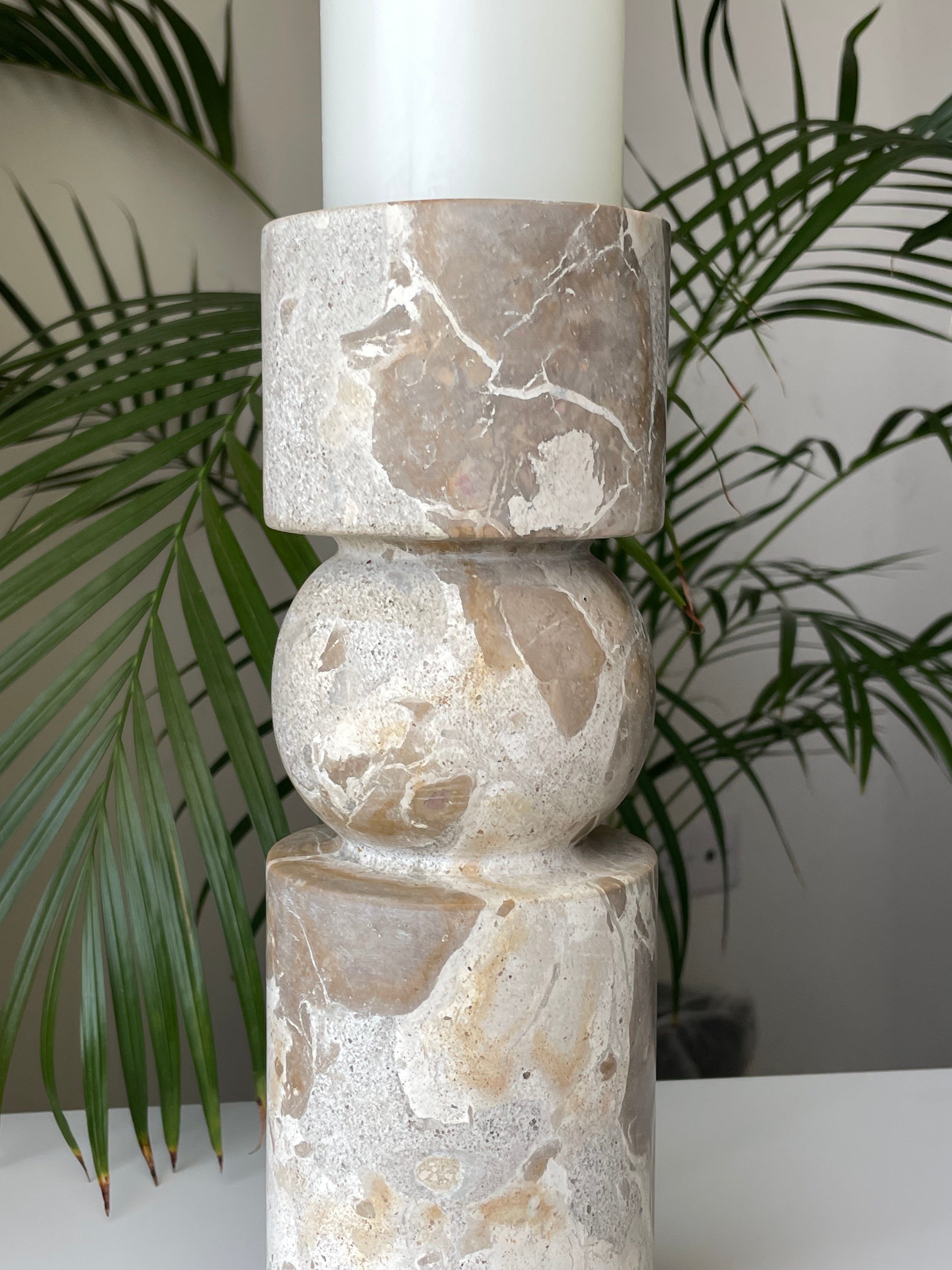 Handcrafted Marble Candleholder