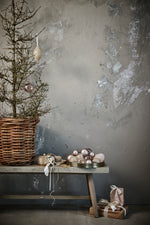 Load image into Gallery viewer, Handmade Frosted Pink Glass Ornament - H12cm
