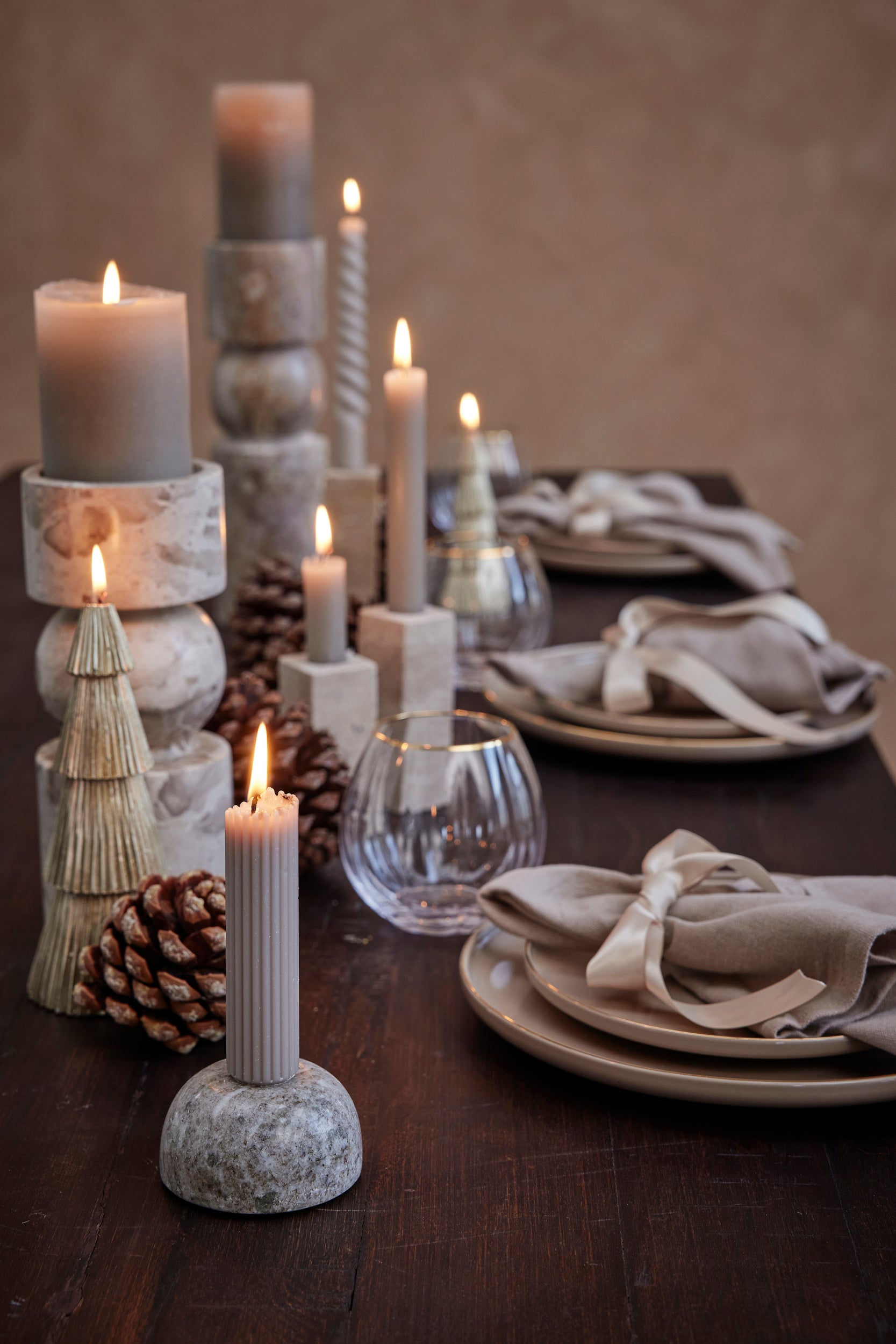 Handcrafted Marble Candleholder