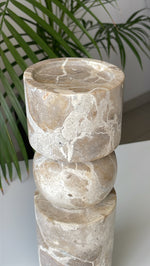 Load image into Gallery viewer, Handcrafted Marble Candleholder
