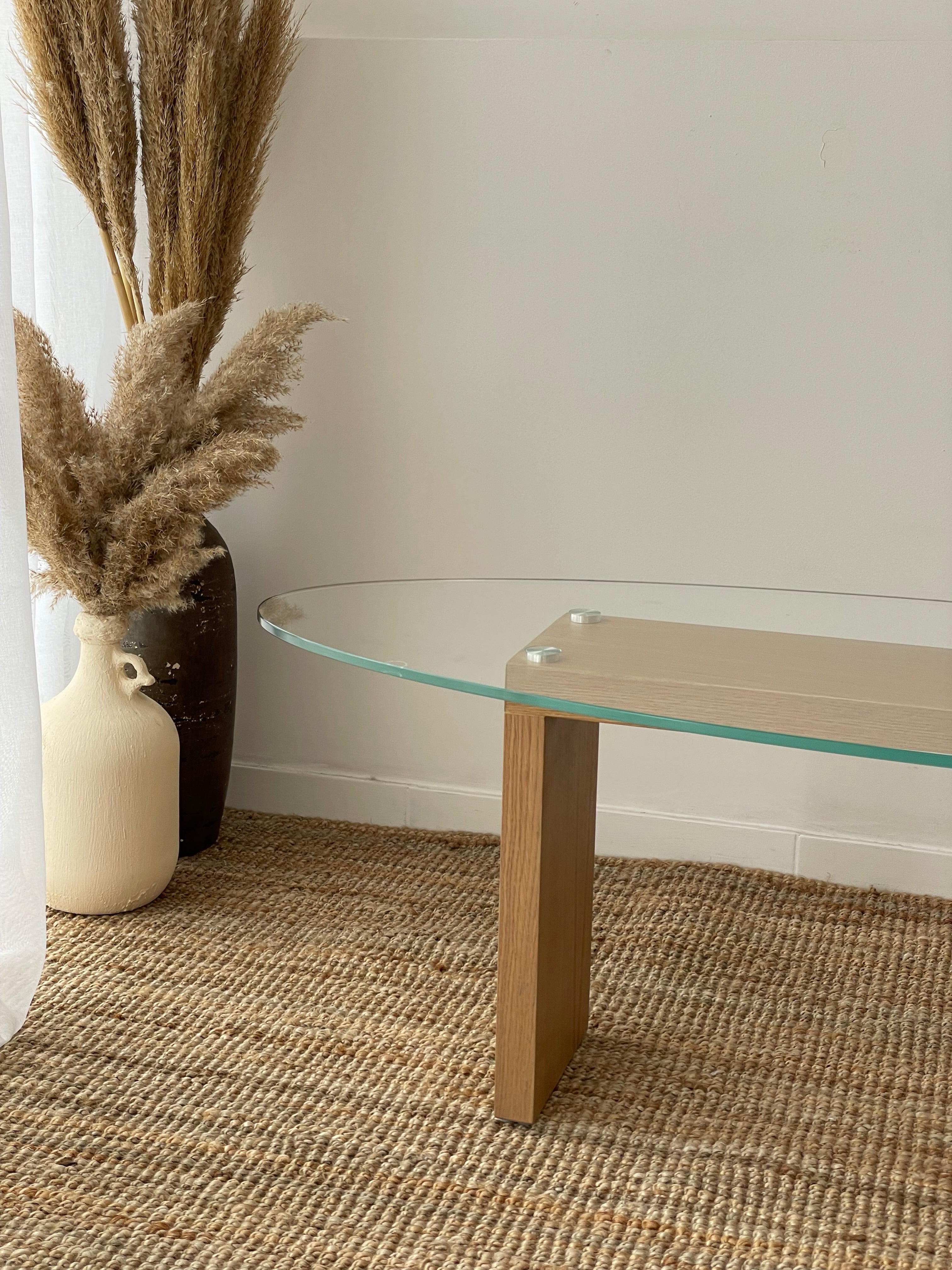 Vetro Oval Table