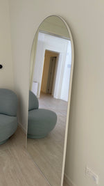 Load image into Gallery viewer, Kamara Floor Mirror in Light Beige
