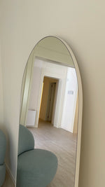 Load image into Gallery viewer, Kamara Floor Mirror in Light Beige
