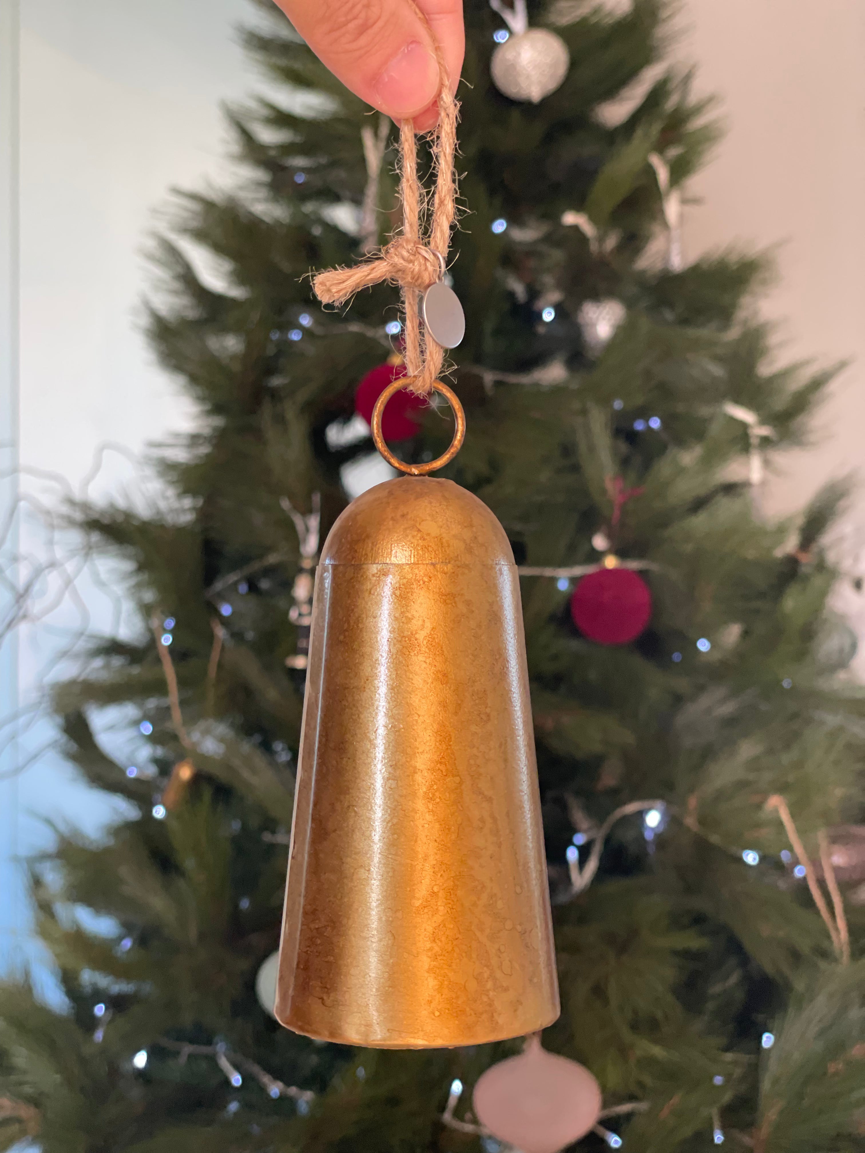 Handmade Gold Bell - H14cm