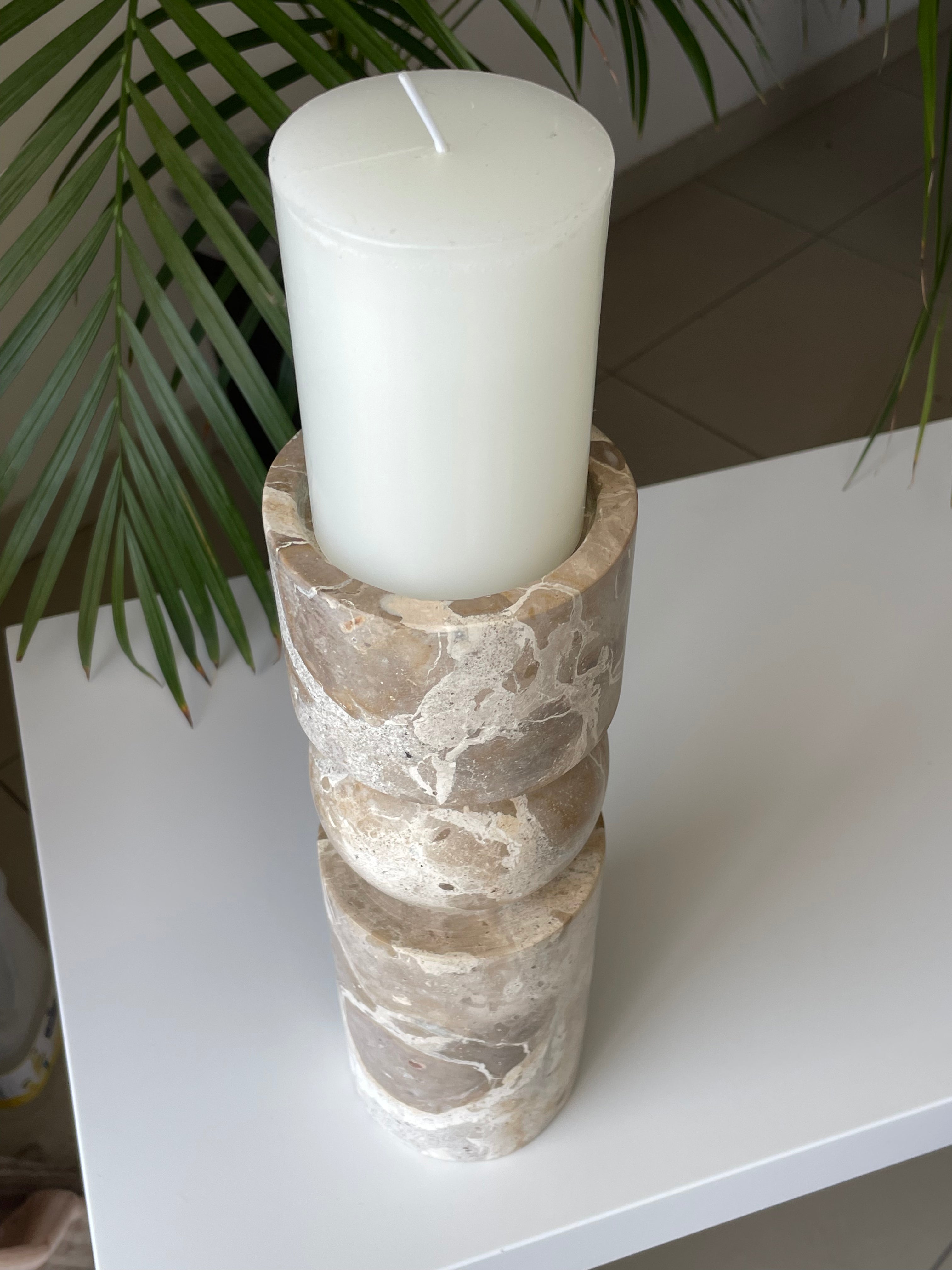 Handcrafted Marble Candleholder