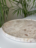 Load image into Gallery viewer, Handcrafted Marble Serving Tray - Round
