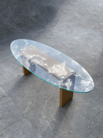 Load image into Gallery viewer, Vetro Oval Table
